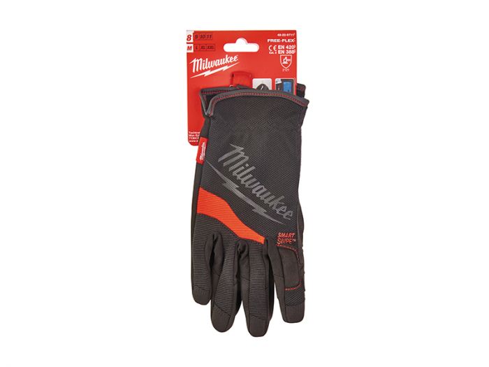 Milwaukee Hand Tools Free-Flex Gloves Medium (Size 8)